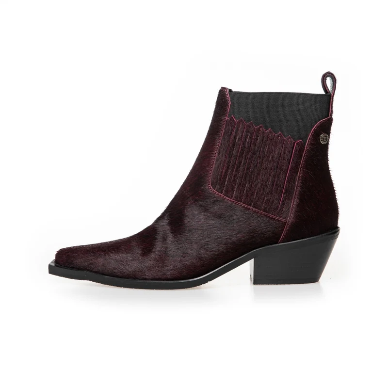 THE WALKING BOOT - HAIR - BORDEAUX