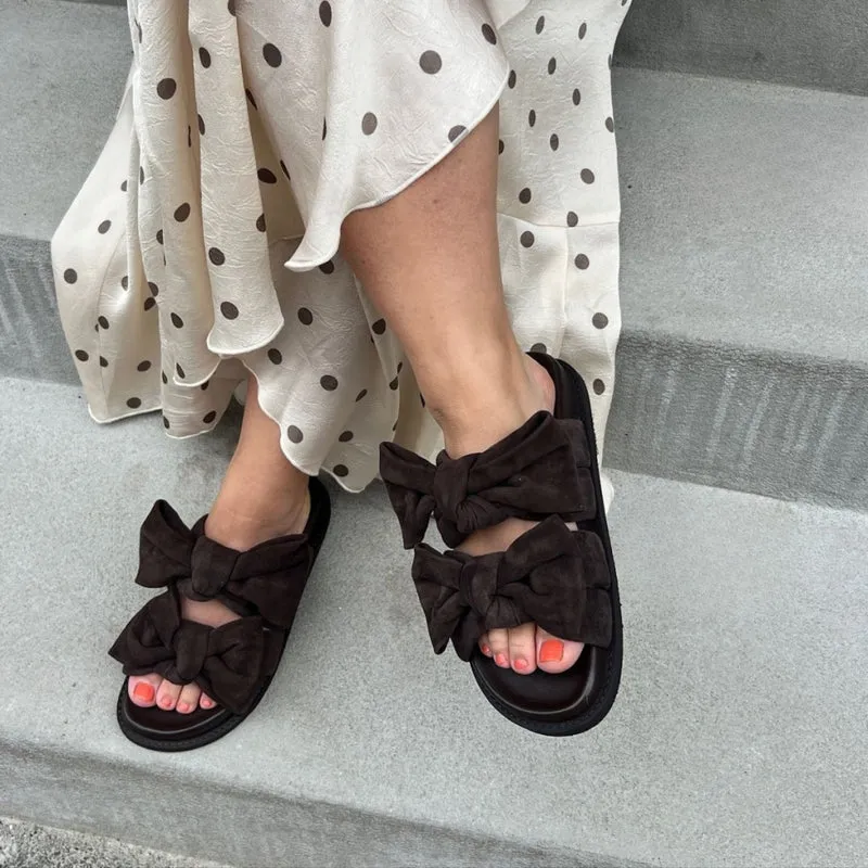 SUMMER DREAM SUEDE - BROWN