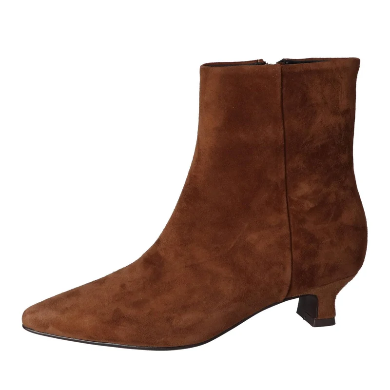 Booties, Cognac