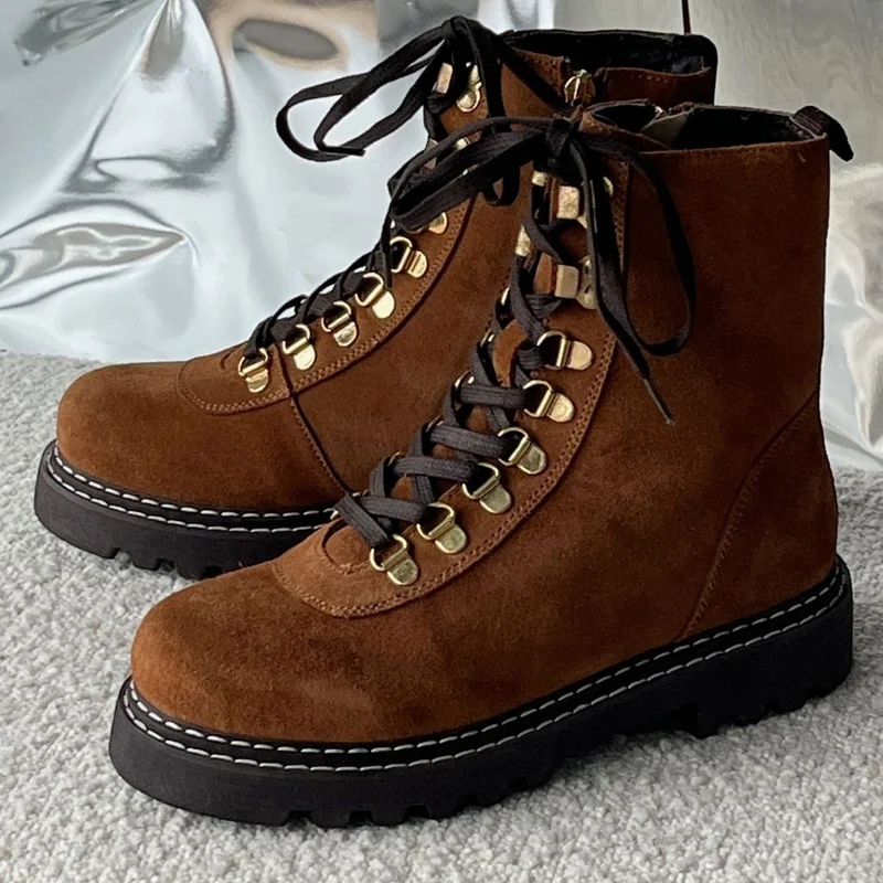 LIVING LIFE - Cognac suede