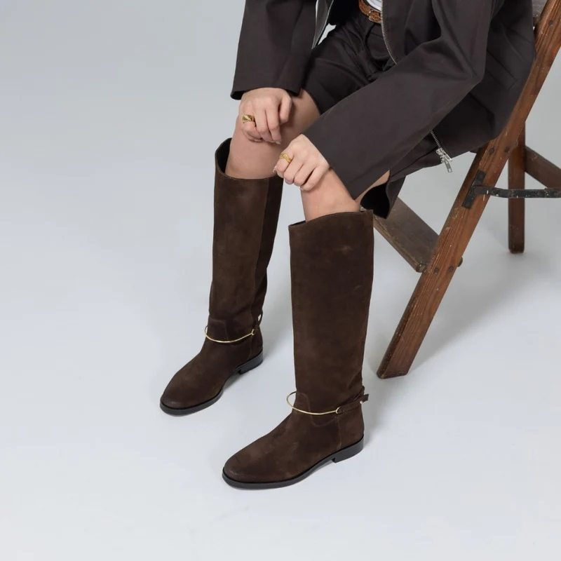 THE SPUND BOOT - DK BROWN