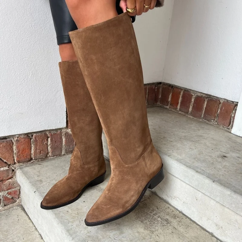 THE NOTE BOOT - COGNAC