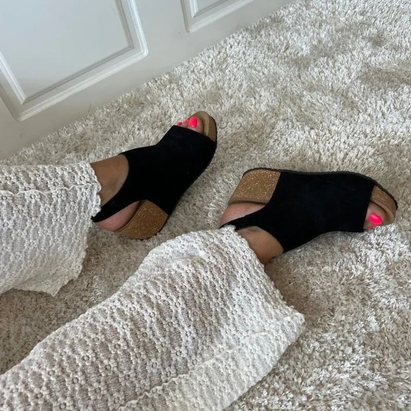 NEW COACHELLA SUEDE - Black