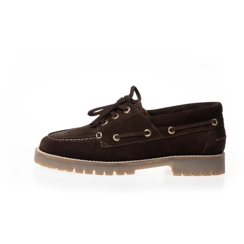 THE WALK SUEDE - Dark brown