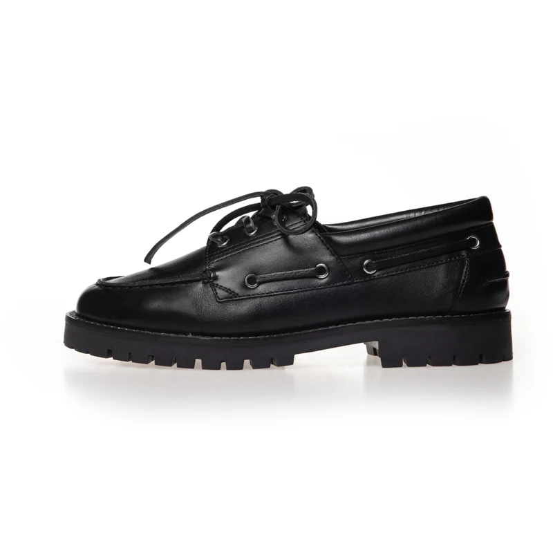 THE WALK LEATHER - BLACK