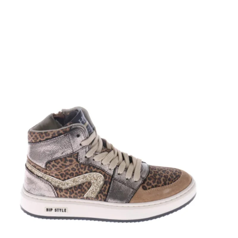 Hip Kinder Veterschoenen H1765 Licht Bruin