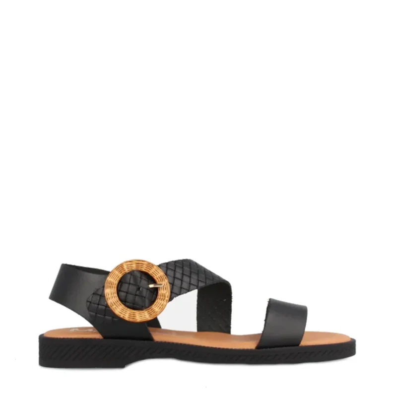 Marila Sandalen Amster Zwart