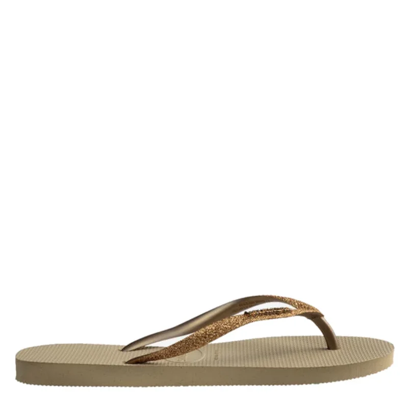 Havaianas Slippers Slim Glitter Goud
