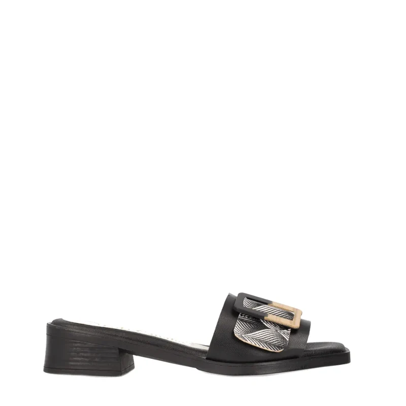 Lola Canales Slippers 10002 Zwart