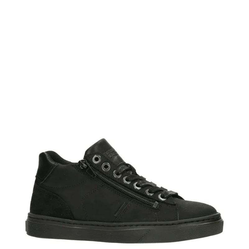 Bull Boxer Kinder Veterschoenen AOP502E6L_BLCKKB Zwart