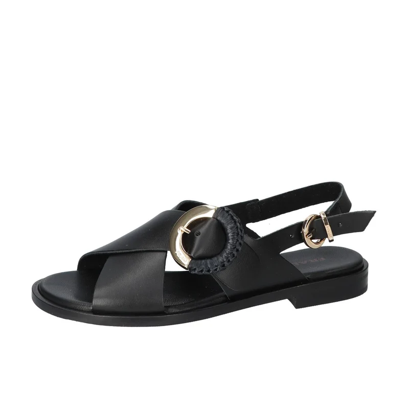 Sandalen, Zwart