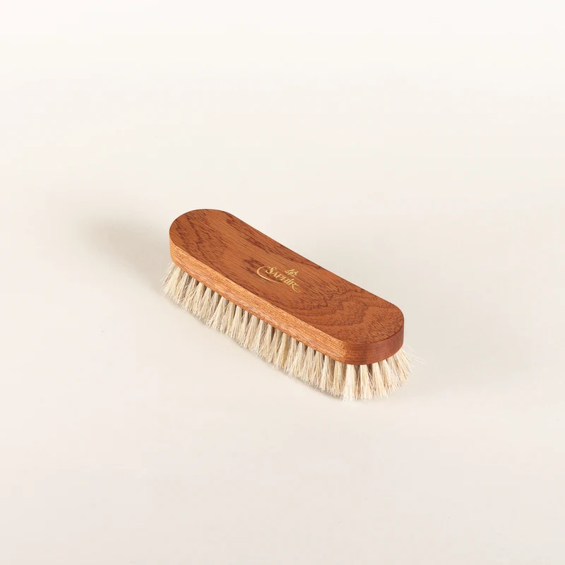 Luxe schoenpoetsborstel 100% paardenhaar