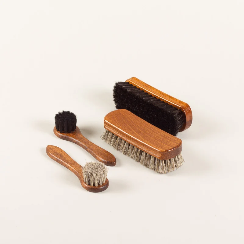 Luxe set schoenpoetsborstels