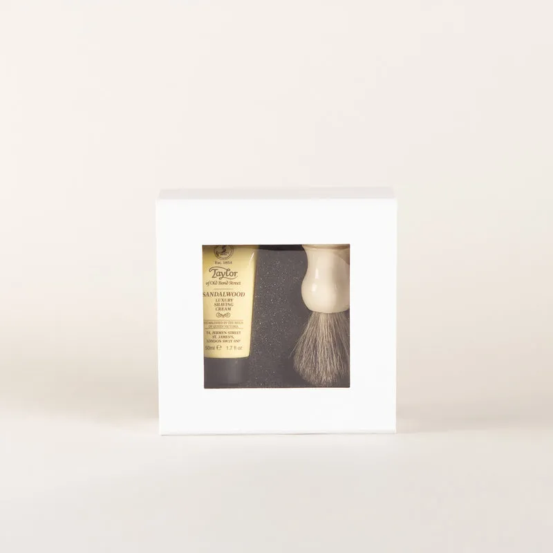 Scheer giftbox - scheerkwast