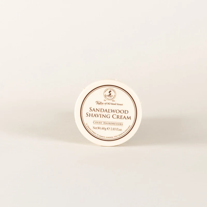 Shaving cream sandalwood travel size 60ml