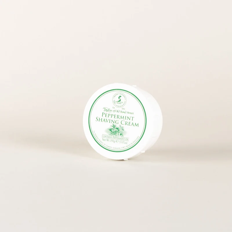 Shaving cream peppermint