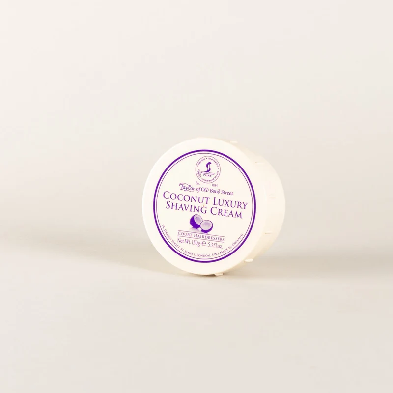 Shaving cream coconut