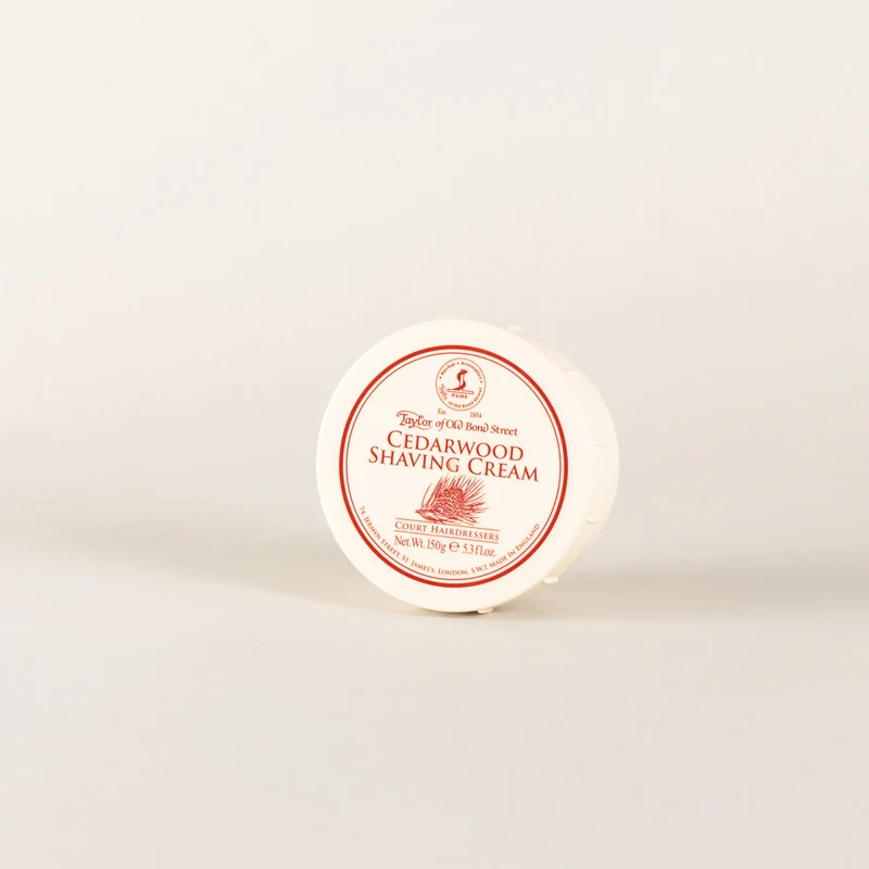 Shaving cream cedarwood