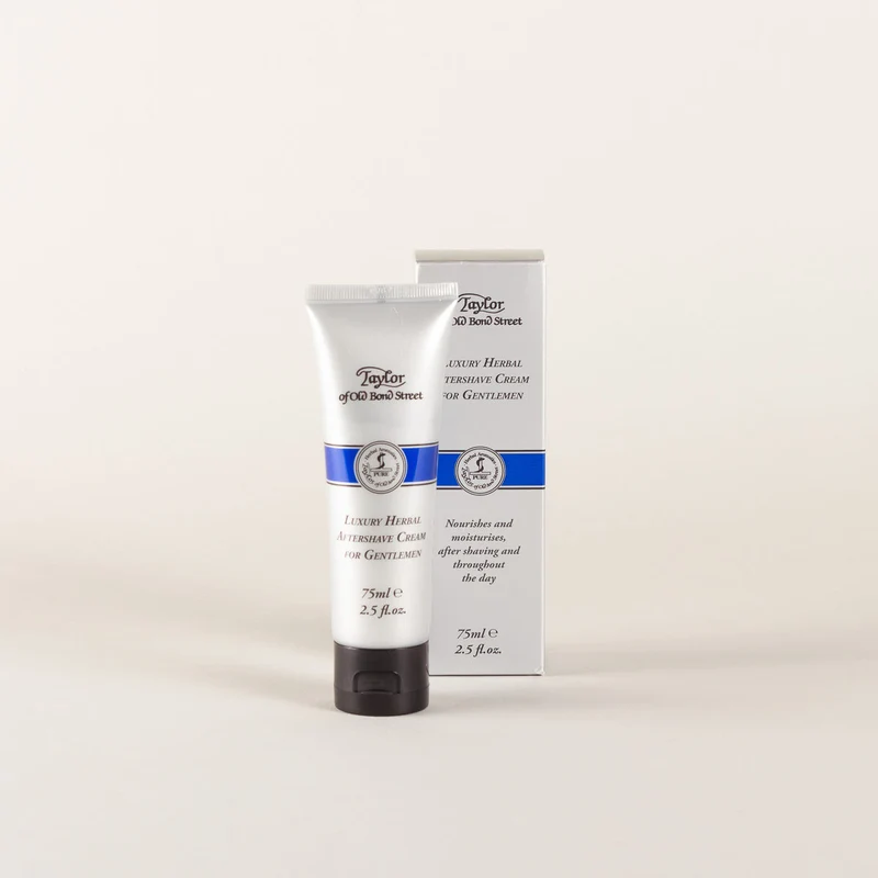 Herbal aftershave cream