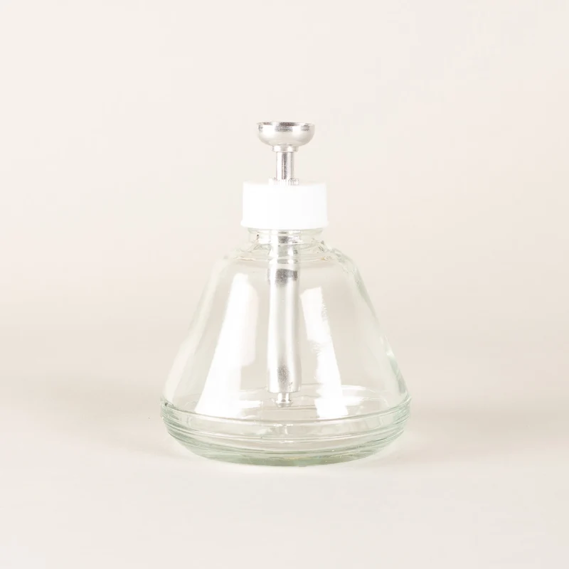 Glazen water dispenser voor mirror shine
