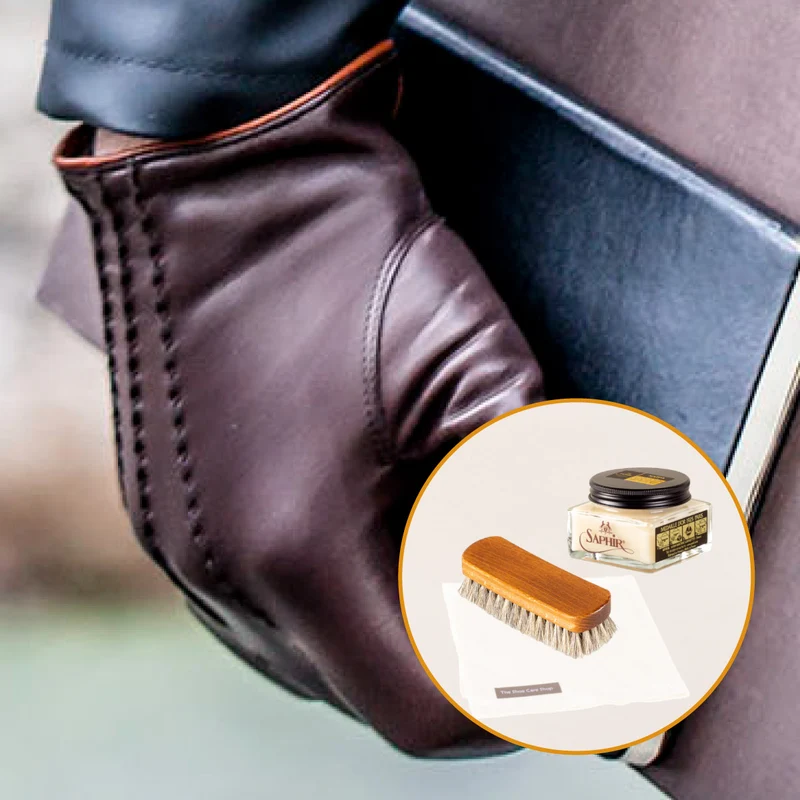 Care set for nappa leather
