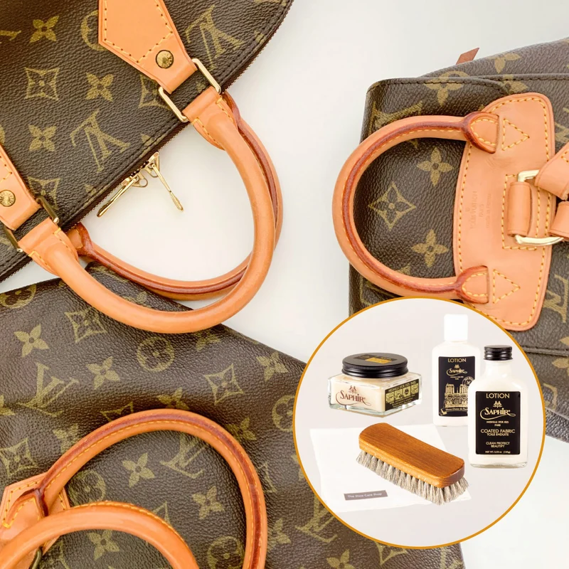 Care set for designer handbags