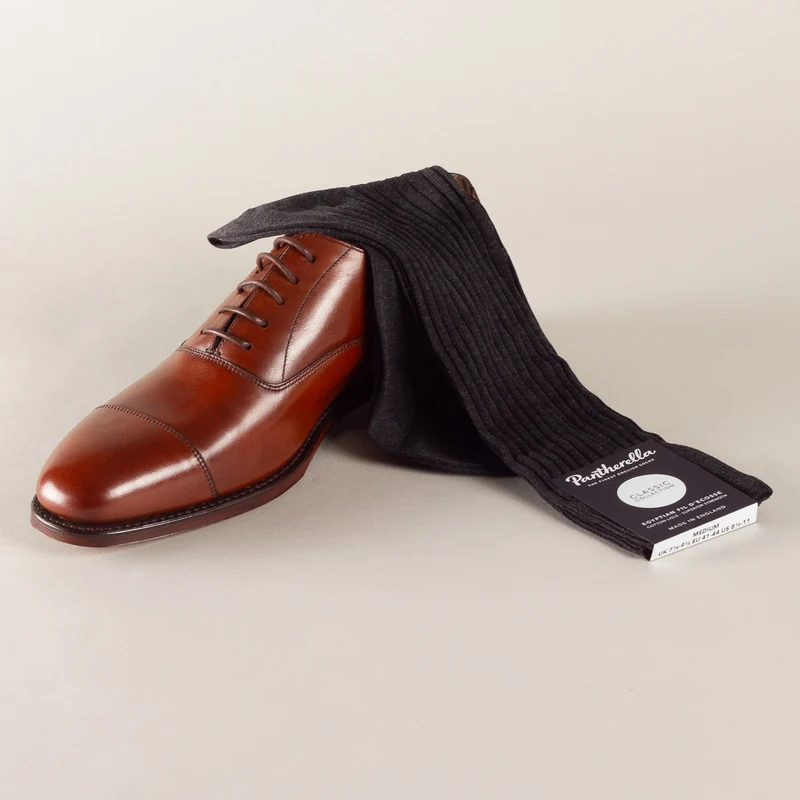 Danvers socks rib - dark grey