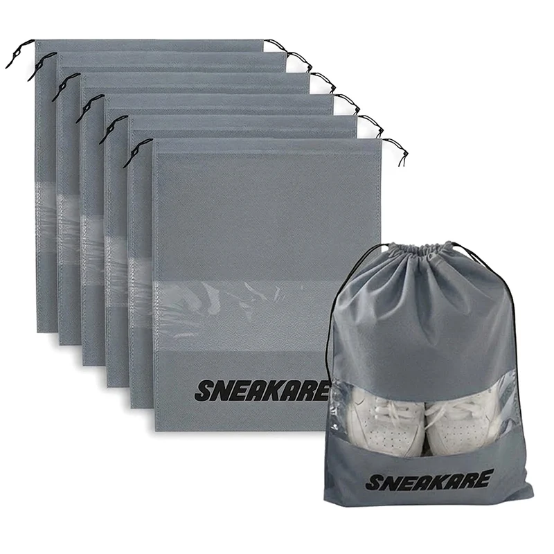 Sneakare Shoe Bag With Window Grey