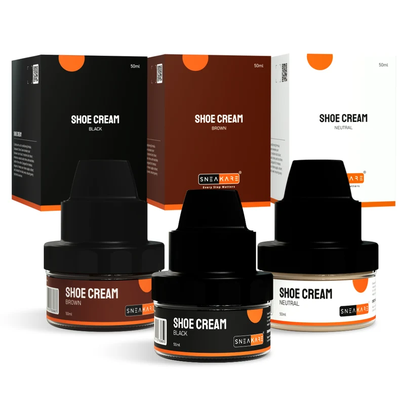 Sneakare Shoe Cream with Built-In Applicator (Combo)