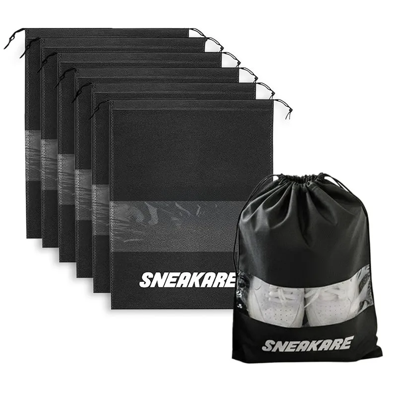 Sneakare Shoe Bag With Window Black