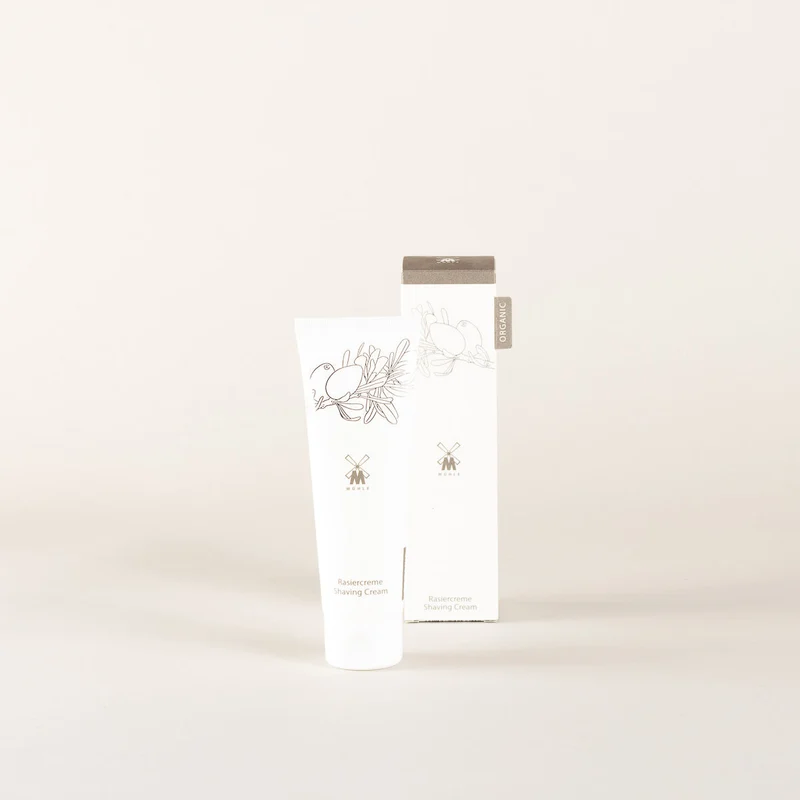 Organic shaving cream