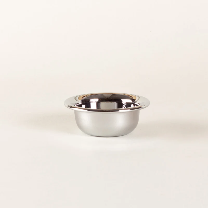 Stainless steel shaving bowl