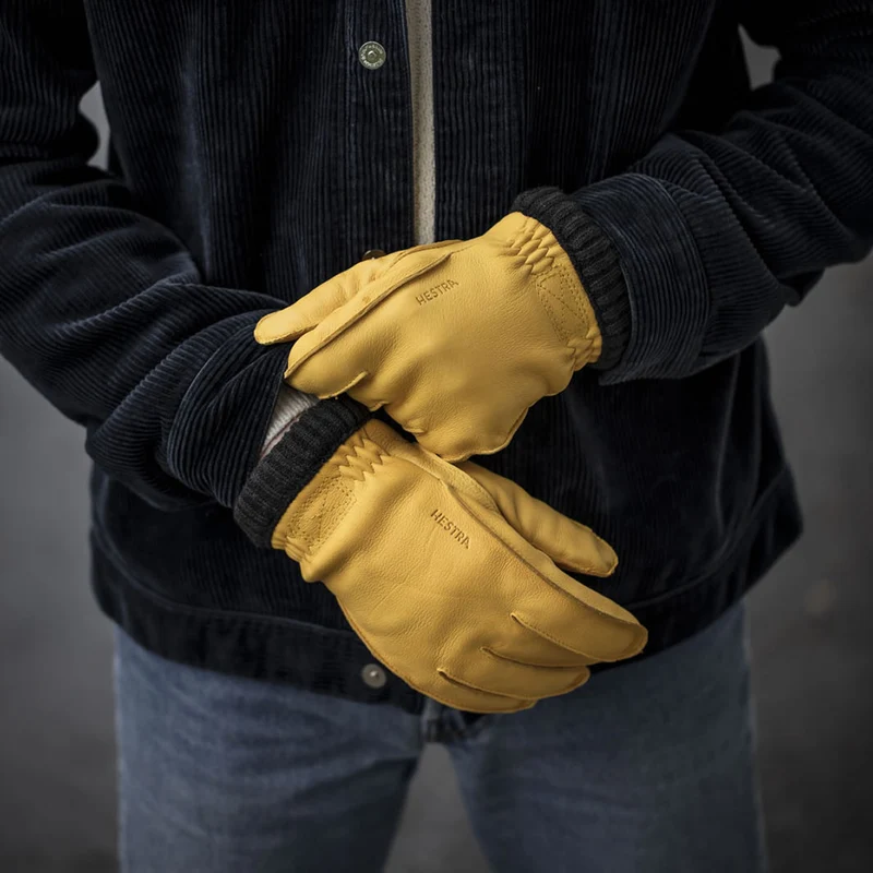 Handschoenen Primaloft Rib - Hestra geel