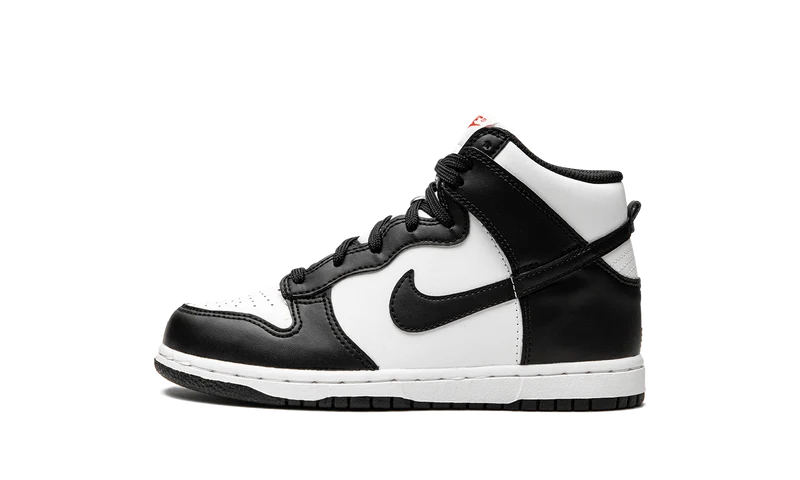 Nike Dunk High Black White Kids