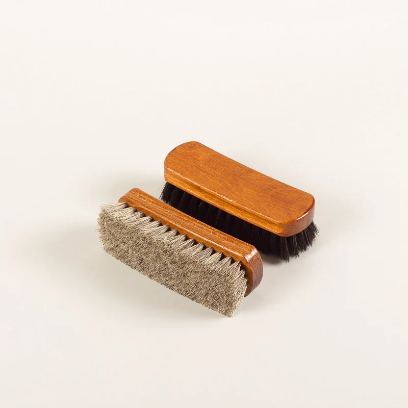 Shoe shine brush - 100% horsehair
