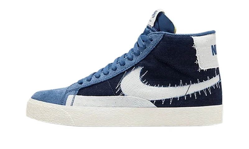 Nike SB Zoom Blazer Mid Sashiko Mystic Navy