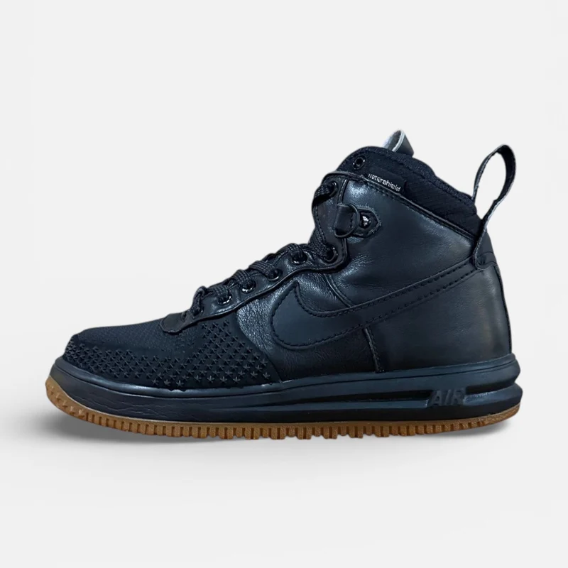 NIKE LUNAR FORCE 1 DUCKBOOT | BLACK GUM | 2016 | 805899-003 | UK 8