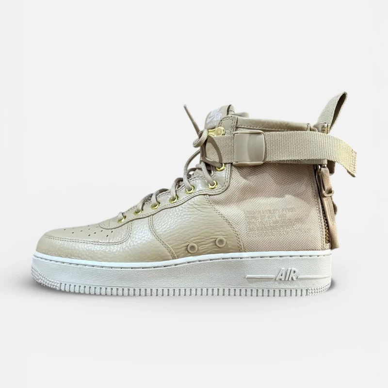 NIKE SF AIR FORCE 1 MID | MUSHROOM LIGHT BONE | 2017 | 917753-200 | UK 9