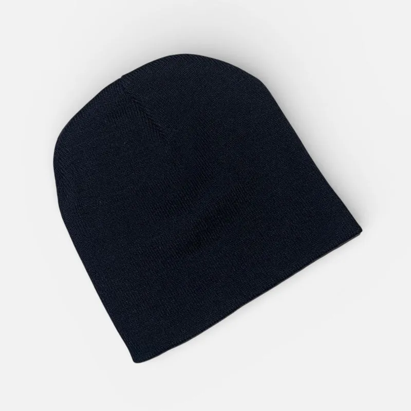 PREMIUM BLANKS - Pull Slouch Beanie Hat - Navy