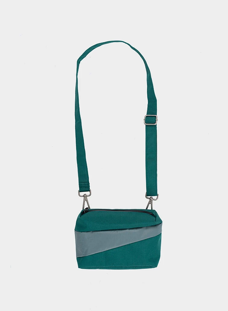 SUSAN BIJL The New Bum Bag Pine & Grey SMALL