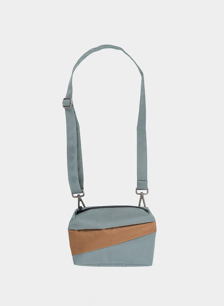 SUSAN BIJL The New Bum Bag Grey & Camel SMALL