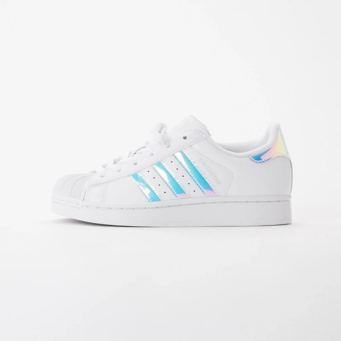 adidas Superstar II White Iridescent Stripes Kids