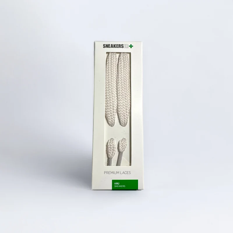 EXTRA WIDE FAT SNEAKER LACES 120CM - OFF WHITE