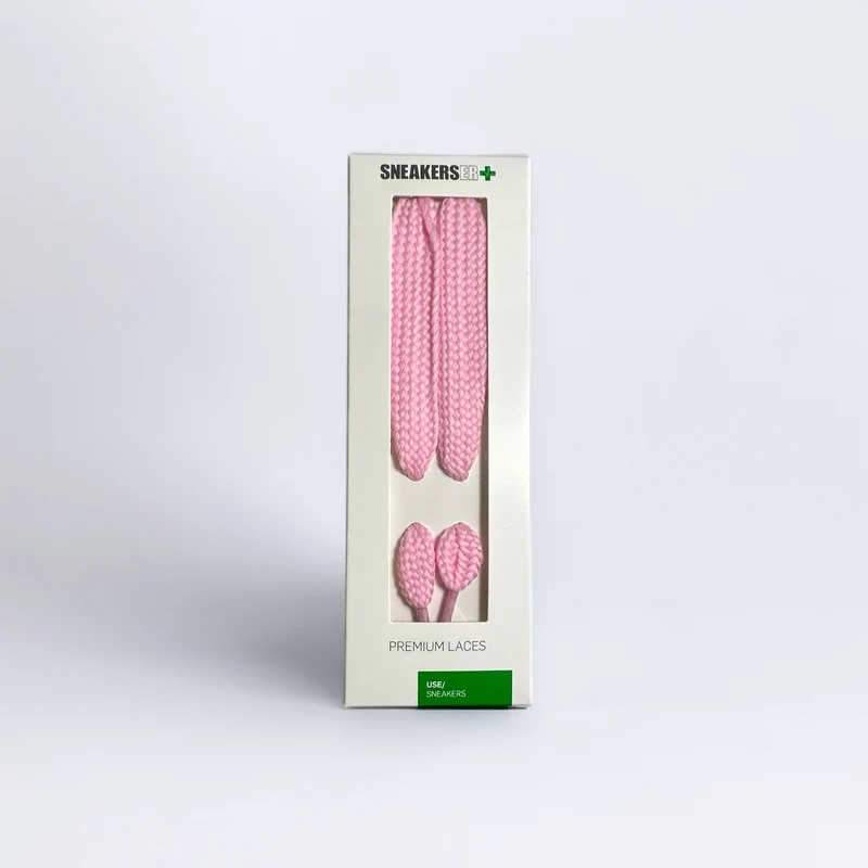 EXTRA WIDE FAT SNEAKER LACES 120CM - LIGHT PINK