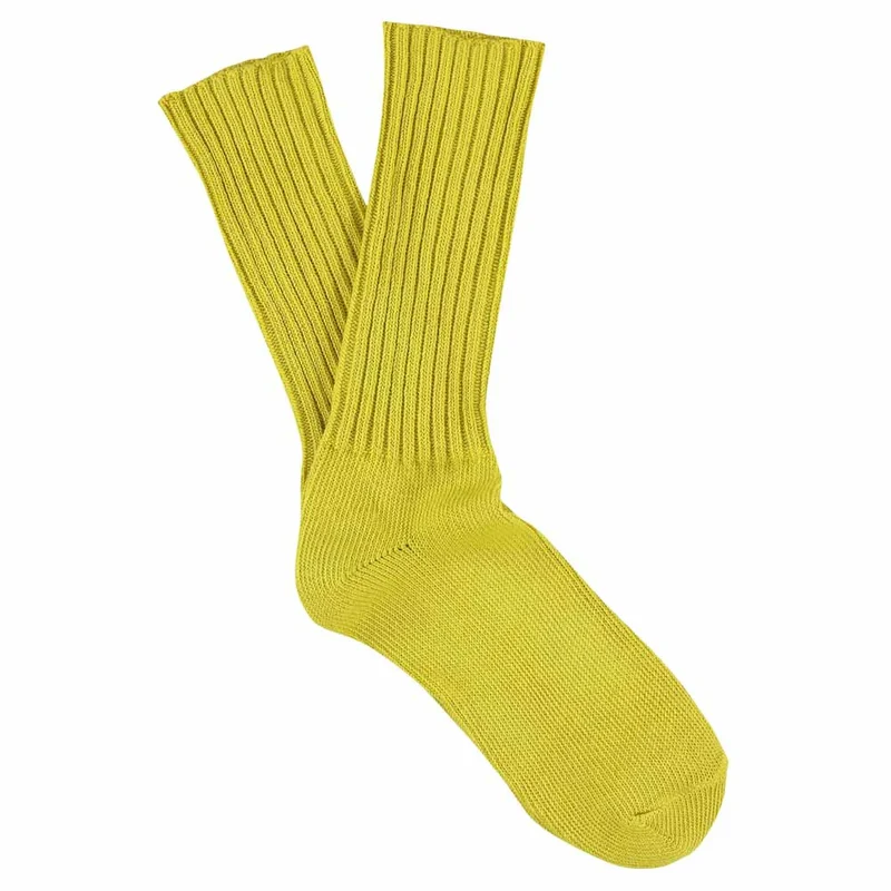 Escuyer Womens Crew Socks 36 - 41 - Yellow