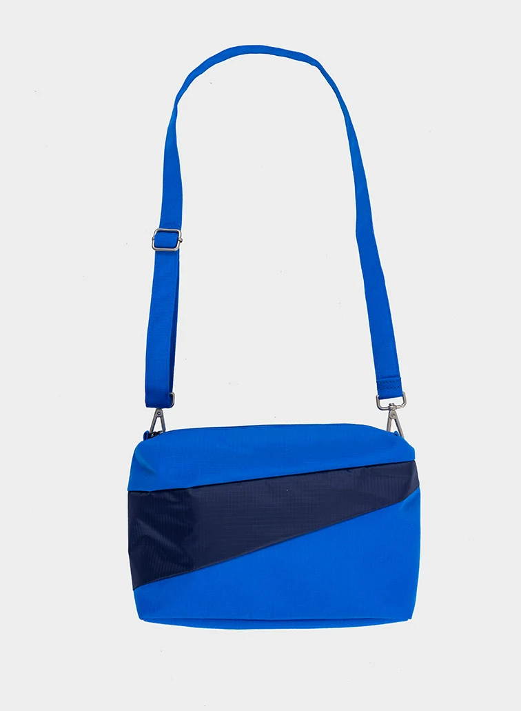 SUSAN BIJL The New Bum Bag Blue & Navy MEDIUM