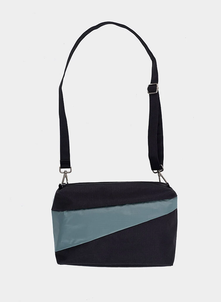 SUSAN BIJL The New Bum Bag Black & Grey MEDIUM