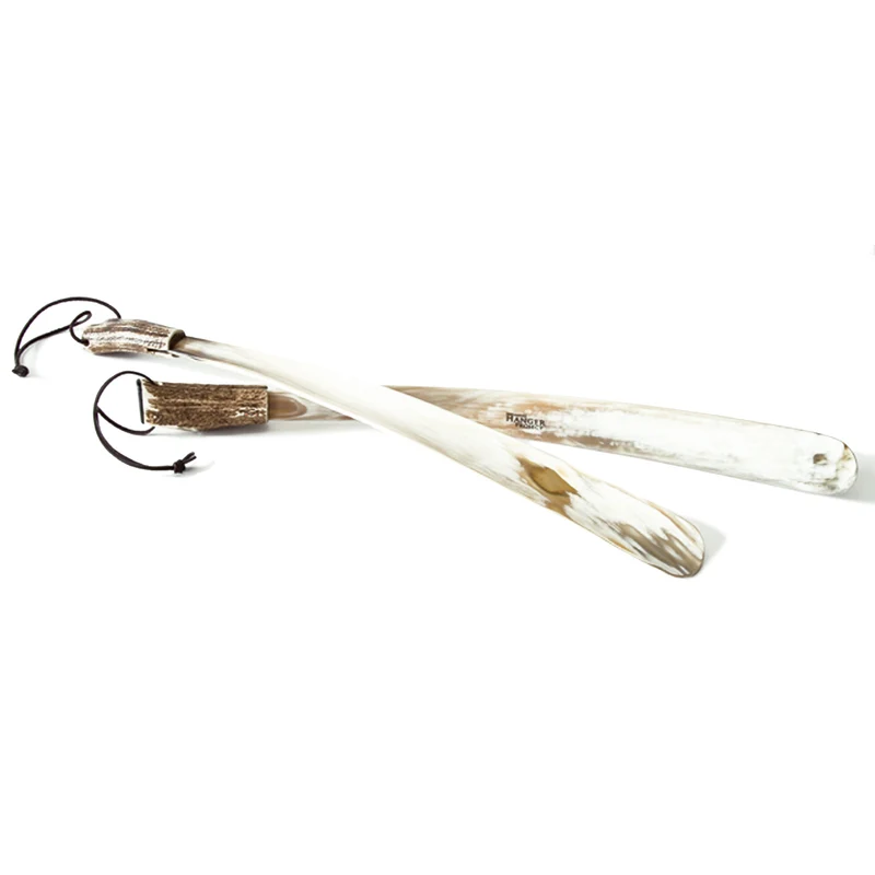 Wellington 20-inch Stag-Handle Shoehorn