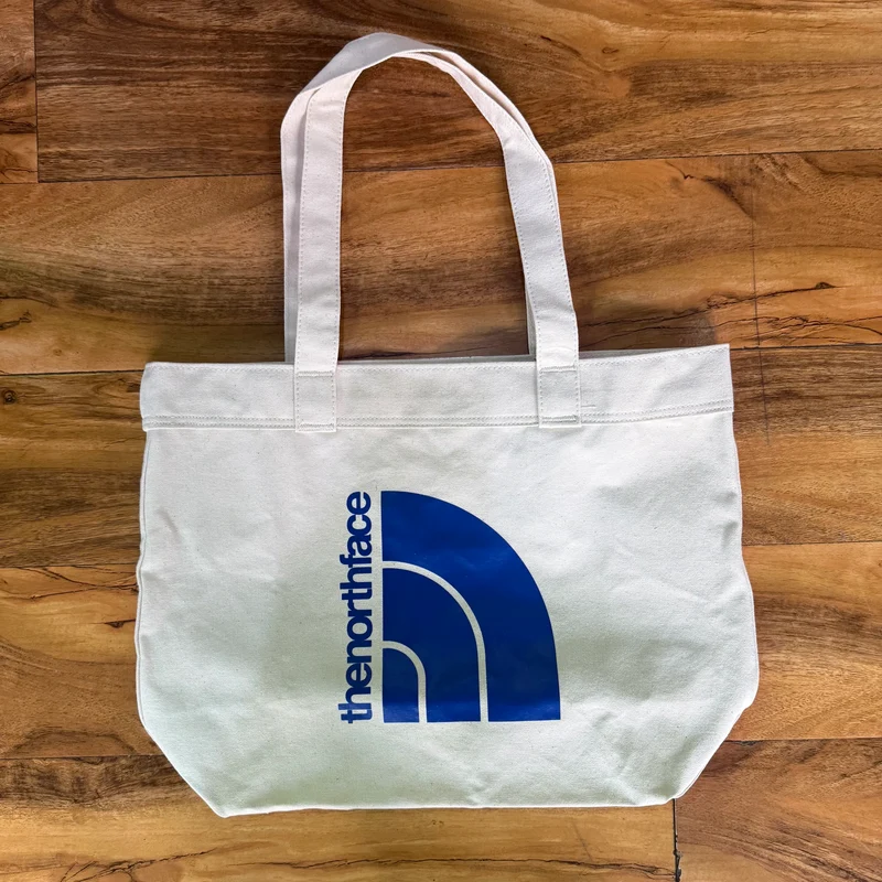 The North Face Cotton Tote Bag | 17 Litre/ 245g | Natural / Mineral Purple