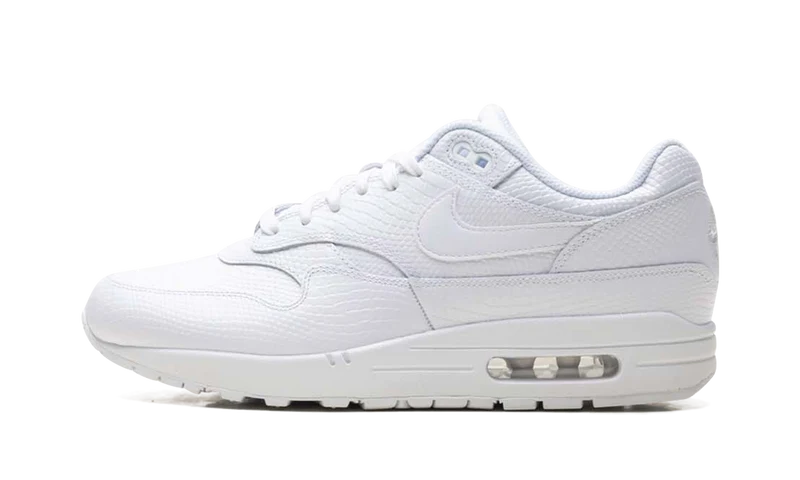 Nike Air Max 1 Premium Triple White Snakeskin